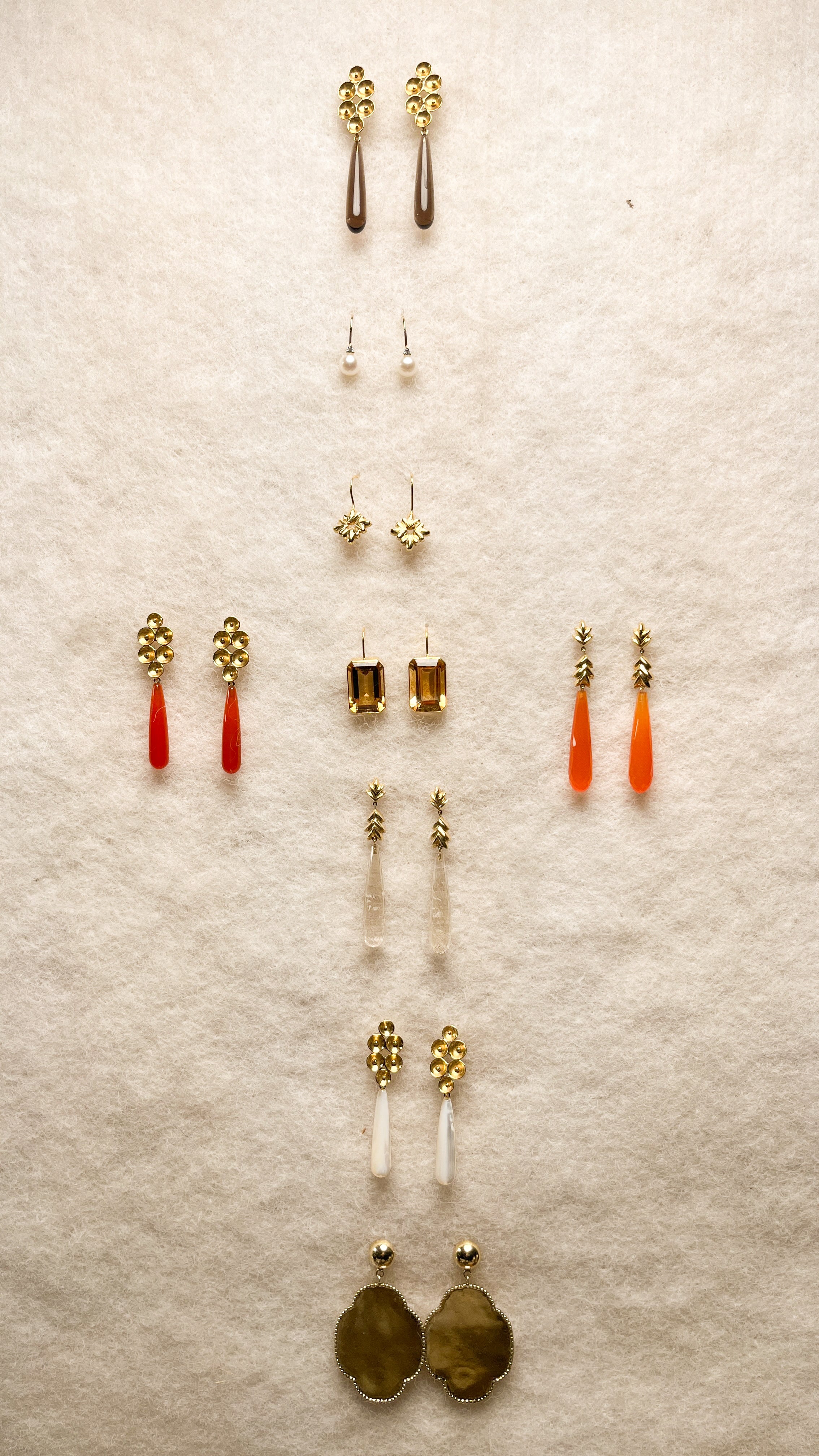 CHRISTMAS SPECIAL CITRIN OHRRINGE