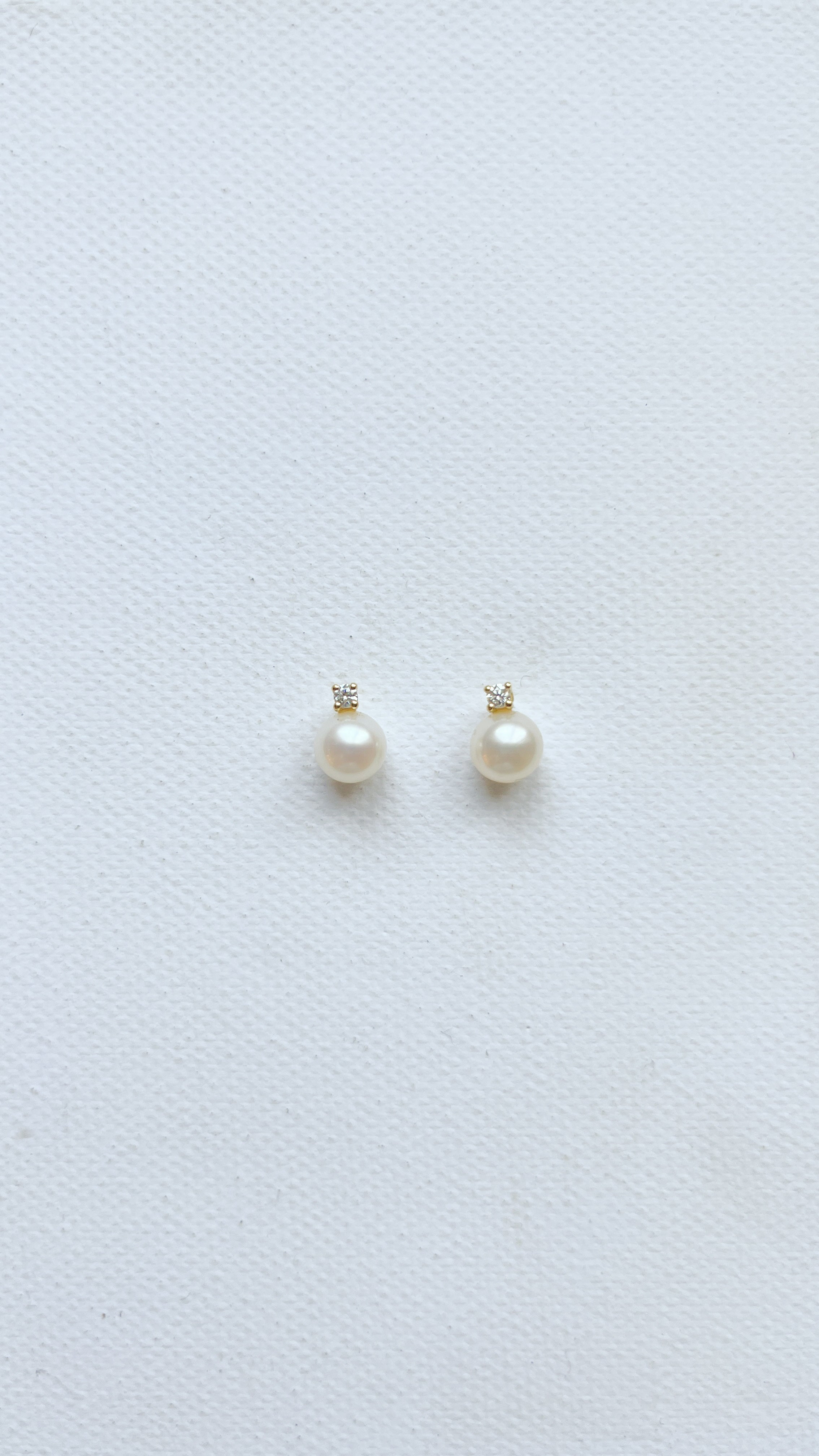 PERLOHRSTECKER MIT DIAMANTEN