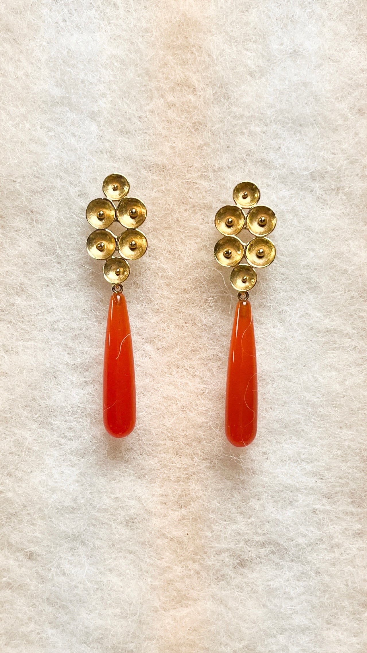 ALTEA OHRRINGE CARNEOL