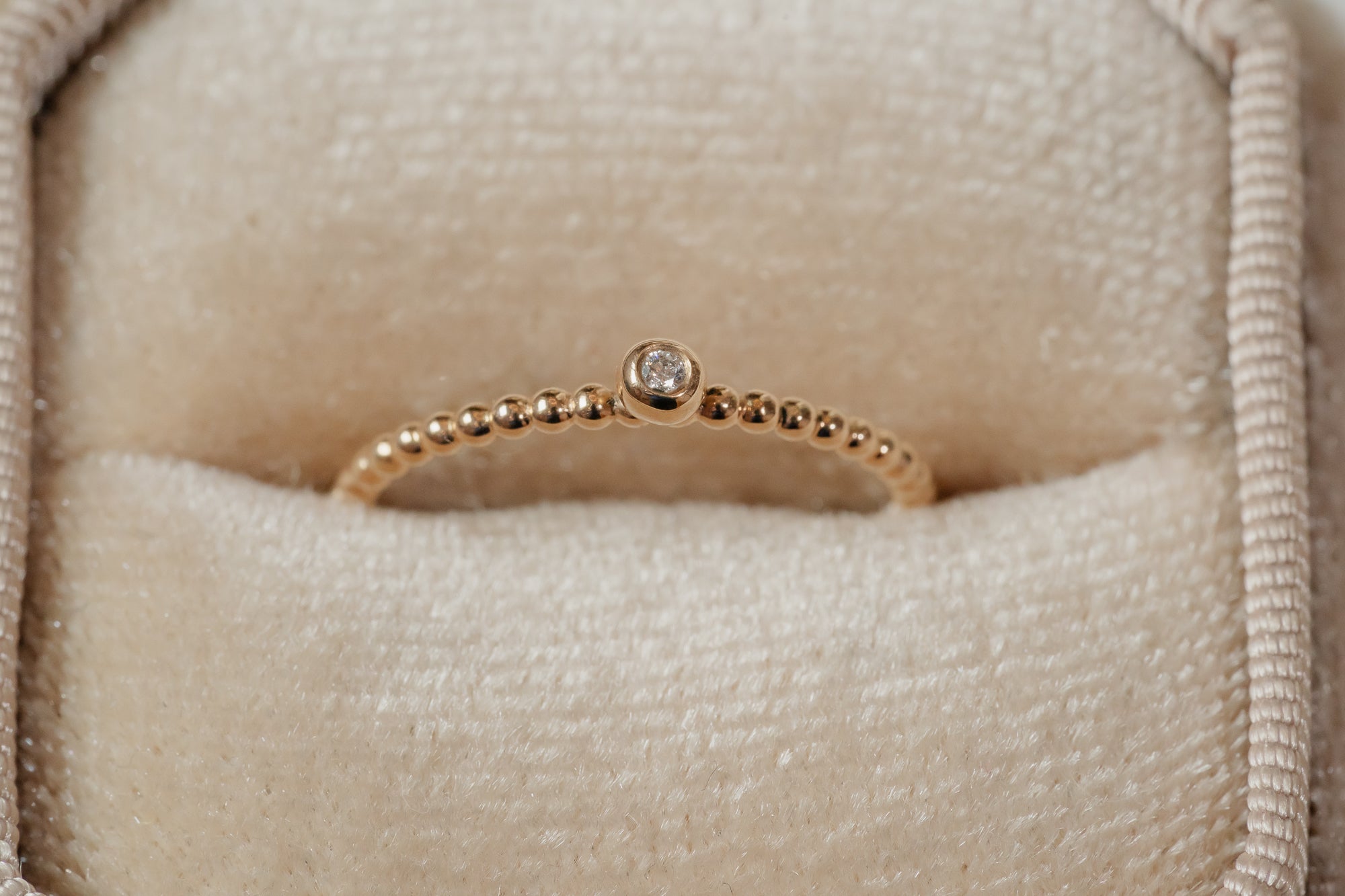 LILY RING 14 K ROSÉGOLD