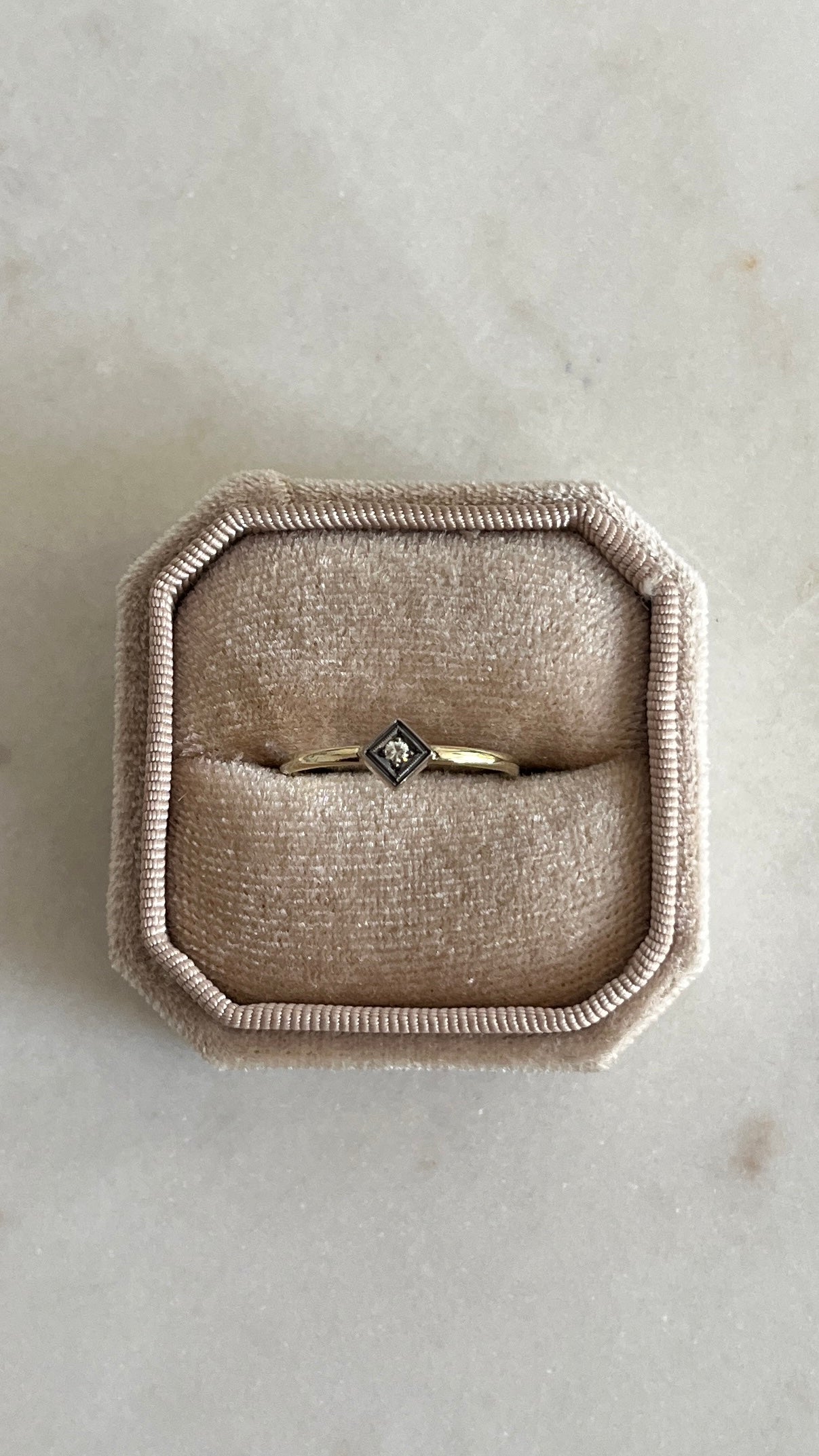 Eve Black & White Diamant Ring