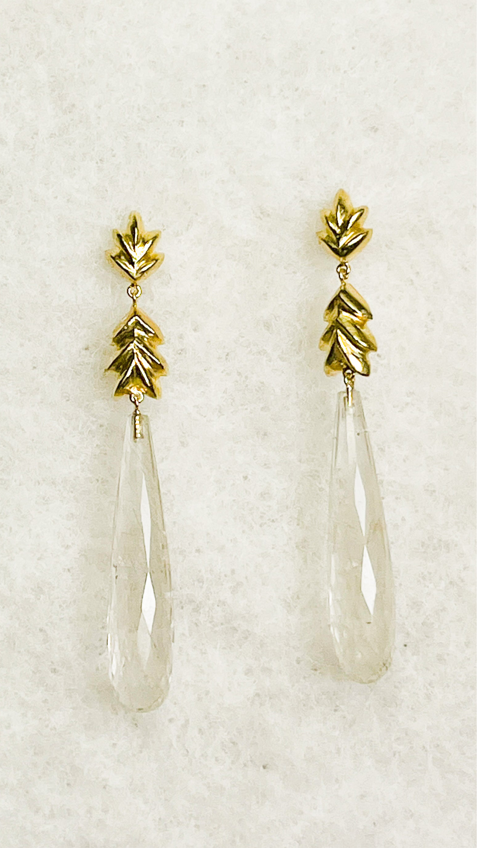 LAVENDA OHRRINGE RUTILQUARZ