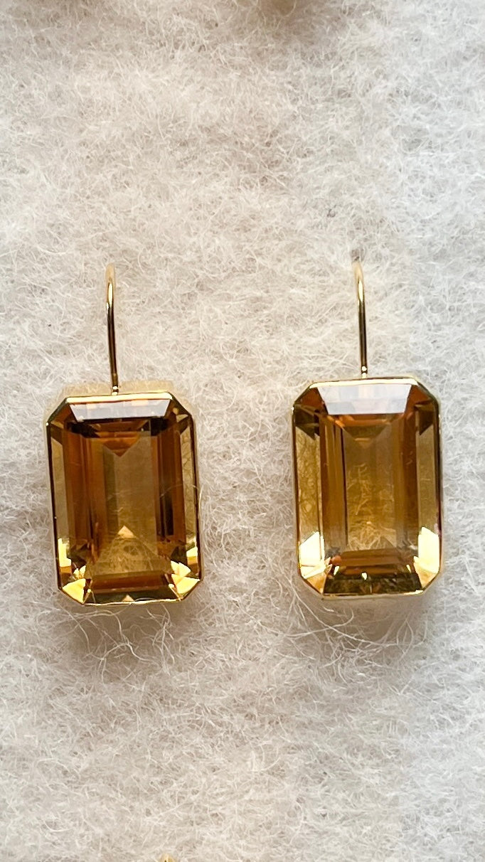 CHRISTMAS SPECIAL CITRIN OHRRINGE