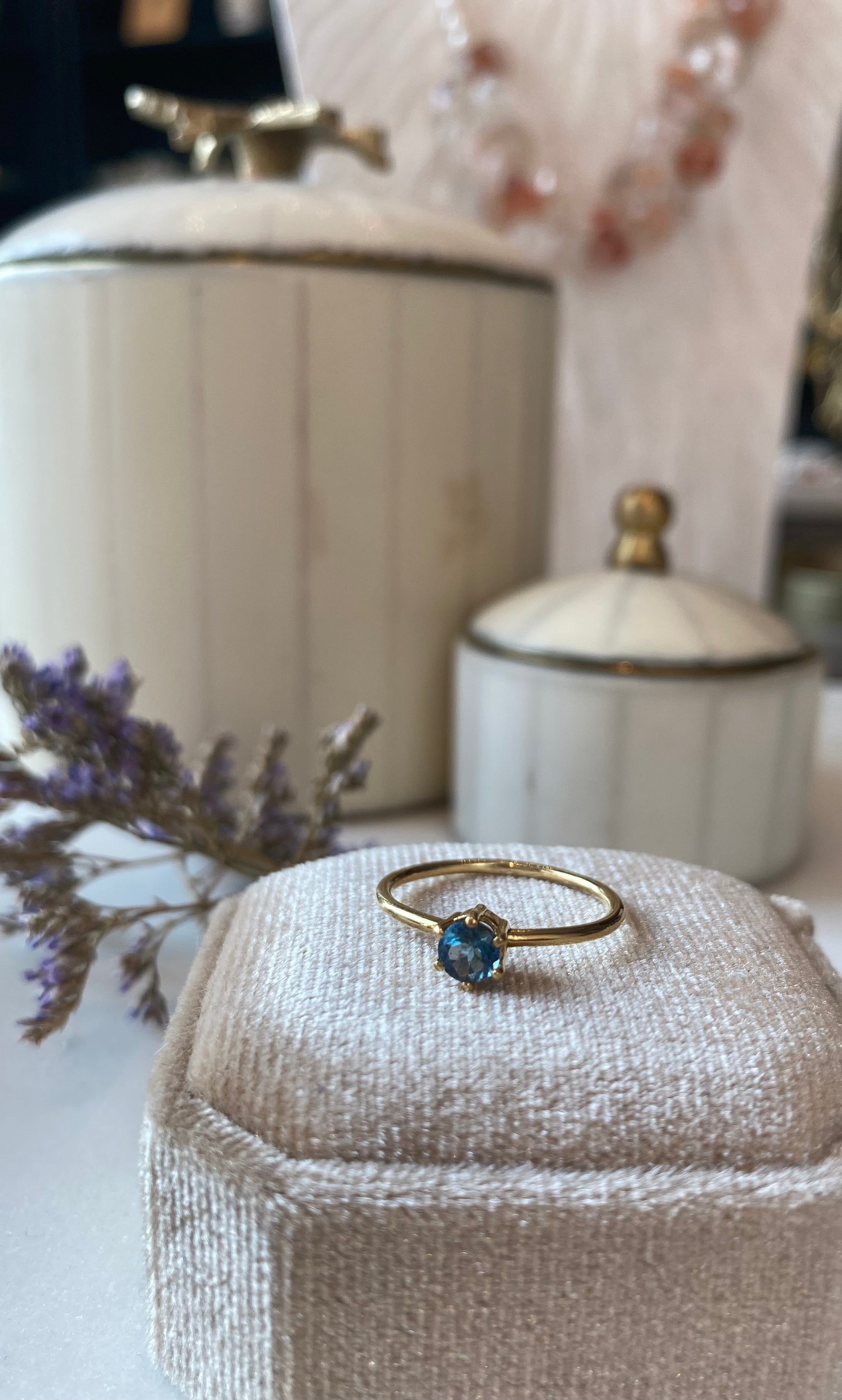 GRACE AQUAMARIN VERLOBUNGSRING