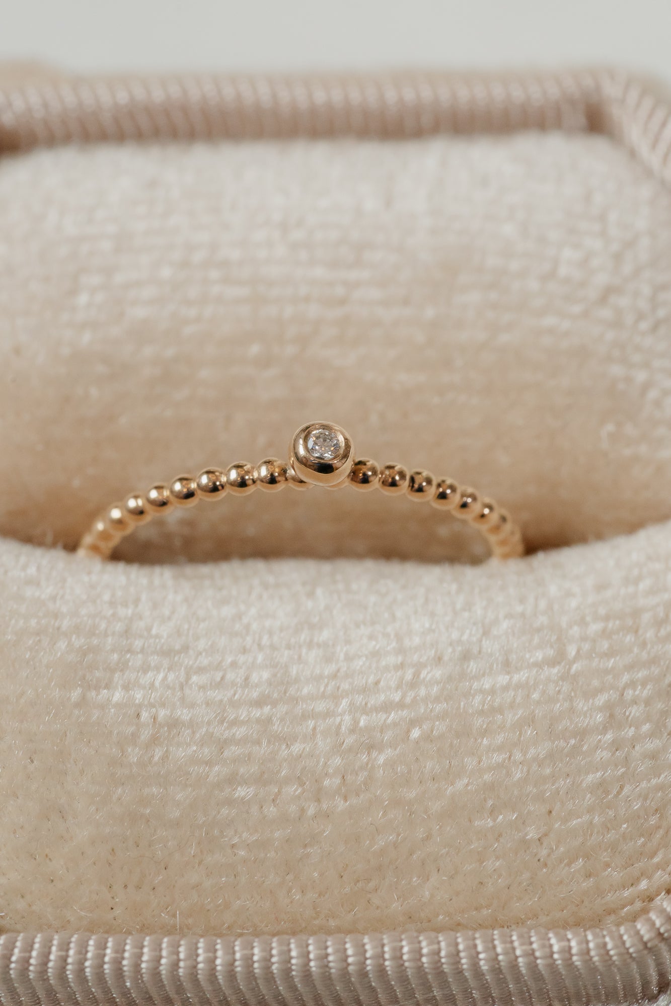 LILY RING 14 K ROSÉGOLD