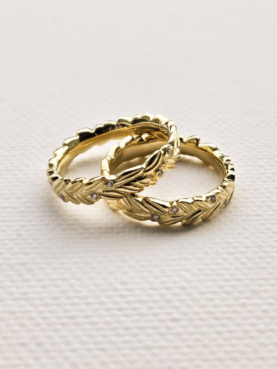 Viscaria – Mistelring mit Diamanten