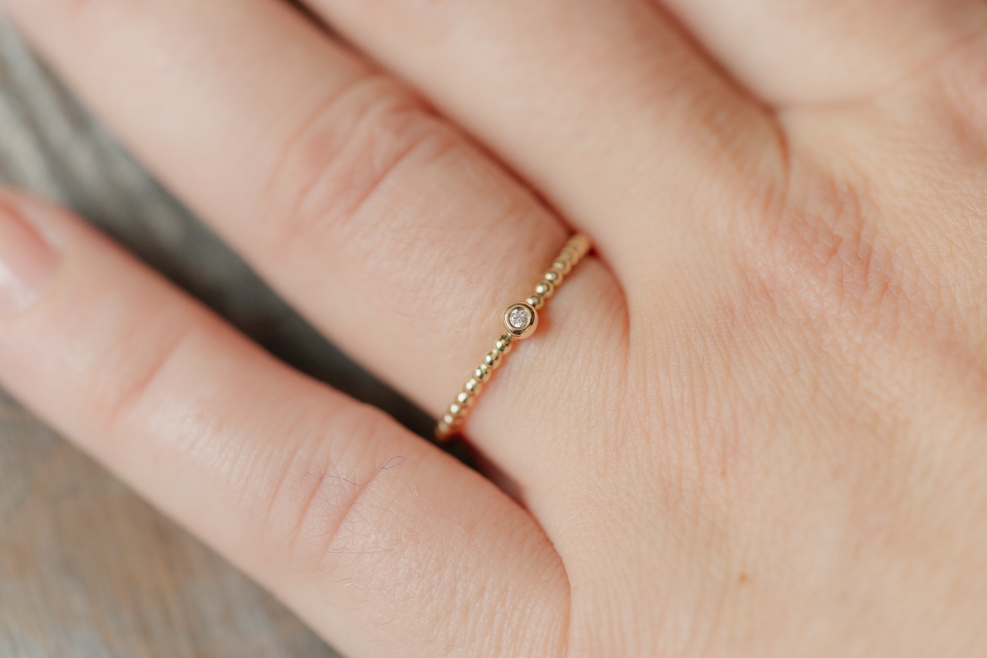 LILY RING GELBGOLD